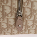 Christian Dior Trotter Canvas Romantic Hand Bag PVC Beige Silver Auth yk20375SAV-14