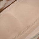 Christian Dior Trotter Canvas Romantic Hand Bag PVC Beige Silver Auth yk20375SAV-17