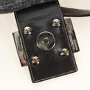 FENDI Zucca Canvas Mamma Baguette Shoulder Bag Wool Gray Silver Auth yk20376SAV-17