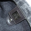 FENDI Zucca Canvas Mamma Baguette Shoulder Bag Wool Gray Silver Auth yk20376SAV-19
