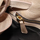 Miu Miu Shoulder Bag Leather Gold Beige Auth yk20378SAM-21