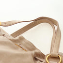 Miu Miu Shoulder Bag Leather Gold Beige Auth yk20378SAM-8