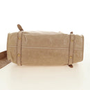 Miu Miu Shoulder Bag Leather Gold Beige Auth yk20378SAM-5