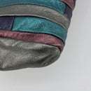 Miu Miu Täschchen Leder Multicolor Silber Auth yk20380A-11