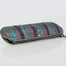 Miu Miu Täschchen Leder Multicolor Silber Auth yk20380A-6