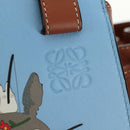 LOEWE Ghibli Collaboration Totoro Hammock Small Bag Leather Blue Auth yk20381SM-19