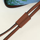 LOEWE Ghibli Collaboration Totoro Hammock Small Bag Leather Blue Auth yk20381SM-23