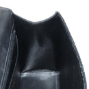 CHANEL Matelasse Hand Bag Leather Black Gold CC Auth yk20389SAV-21