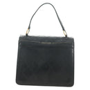 CHANEL Matelasse Hand Bag Leather Black Gold CC Auth yk20389SAV-2