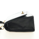 CHANEL Matelasse Hand Bag Leather Black Gold CC Auth yk20389SAV-3