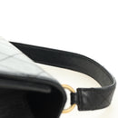 CHANEL Matelasse Hand Bag Leather Black Gold CC Auth yk20389SAV-14