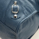 BALENCIAGA Classic City Hand Bag Leather 2way Blue Silver 505550 Auth yk20391SAM-14