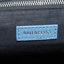 BALENCIAGA Classic City Hand Bag Leather 2way Blue Silver 505550 Auth yk20391SAM-21