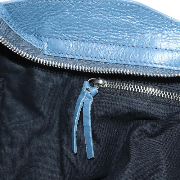 BALENCIAGA Classic City Hand Bag Leather 2way Blue Silver 505550 Auth yk20391SAM