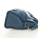 BALENCIAGA Classic City Hand Bag Leather 2way Blue Silver 505550 Auth yk20391SAM-5
