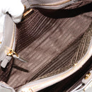 PRADA Galleria Handtas Saffiano leer Grijs Goud Origineel yk20395A-10