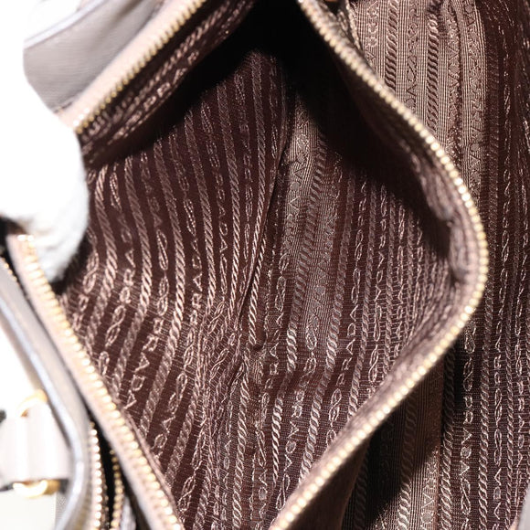 PRADA Galleria Handtas Saffiano leer Grijs Goud Origineel yk20395A