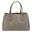 PRADA Galleria Handtas Saffiano leer Grijs Goud Origineel yk20395A-2