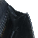CHANEL Matelasse Ketting Schoudertas Lamsleer Zwart Goud CC Auth yk20399SAV-20
