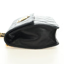CHANEL Matelasse Ketting Schoudertas Lamsleer Zwart Goud CC Auth yk20399SAV-3