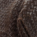 BOTTEGA VENETA INTRECCIATO Cabas MM Bag Leather Brown 115664 Auth yk20402SAV-16