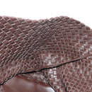 BOTTEGA VENETA INTRECCIATO Cabas MM Bag Leather Brown 115664 Auth yk20402SAV-22