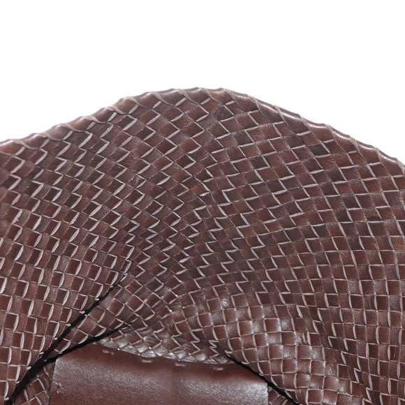 BOTTEGA VENETA INTRECCIATO Cabas MM Bag Leather Brown 115664 Auth yk20402SAV