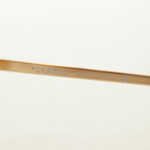 CHANEL Sunglasses metal Orange CC Auth yk20403SAM