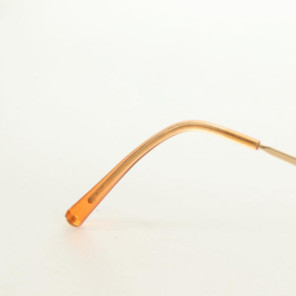 CHANEL Sunglasses metal Orange CC Auth yk20403SAM