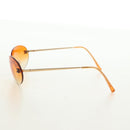 CHANEL Sunglasses metal Orange CC Auth yk20403SAM-3
