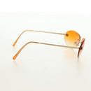 CHANEL Sunglasses metal Orange CC Auth yk20403SAM-4