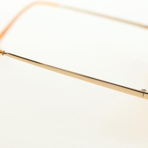 CHANEL Sunglasses metal Orange CC Auth yk20403SAM
