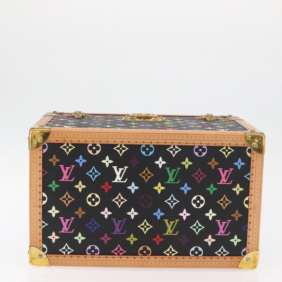 LOUIS VUITTON Monogram Multicolor Boite Pharmacy Pouch Black LV Auth yk20405SM