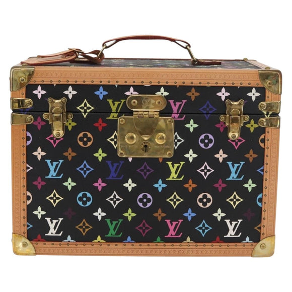 LOUIS VUITTON Monogram Multicolor Boite Pharmacy Pouch Black LV Auth yk20405SM