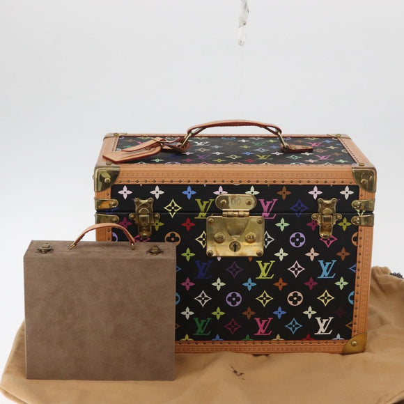 LOUIS VUITTON Monogram Multicolor Boite Pharmacy Pouch Black LV Auth yk20405SM