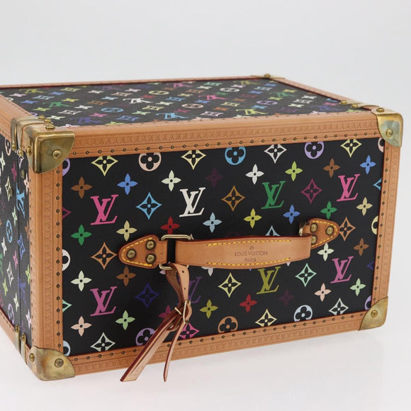 LOUIS VUITTON Monogram Multicolor Boite Pharmacy Pouch Black LV Auth yk20405SM