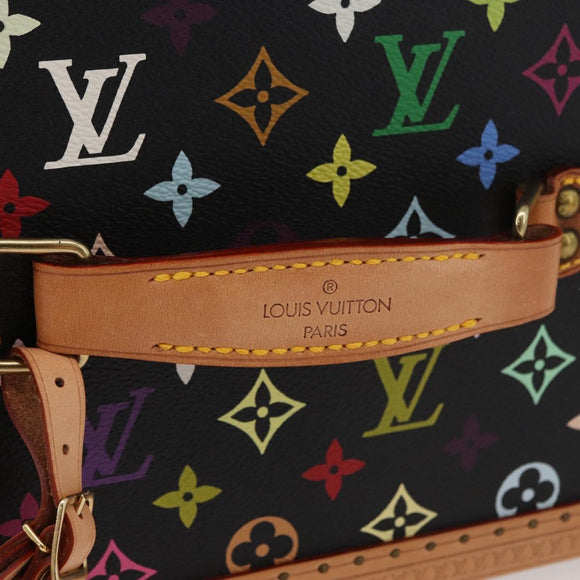 LOUIS VUITTON Monogram Multicolor Boite Pharmacy Pouch Black LV Auth yk20405SM