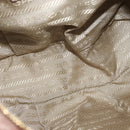 PRADA Chain Shoulder Bag Leather Pink Gold Auth yk20410A-10