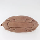 PRADA Chain Shoulder Bag Leather Pink Gold Auth yk20410A-5