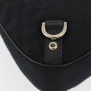 GUCCI Abbey GG Canvas Shoulder Bag Schwarz Gold 130738 Auth yk20411SAV-12