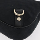 GUCCI Abbey GG Canvas Shoulder Bag Schwarz Gold 130738 Auth yk20411SAV-13