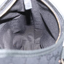 GUCCI Abbey GG Canvas Shoulder Bag Schwarz Gold 130738 Auth yk20411SAV-18