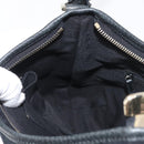 GUCCI Abbey GG Canvas Shoulder Bag Schwarz Gold 130738 Auth yk20411SAV-19