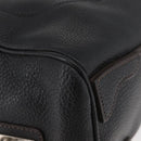 PRADA Handtasche Leder Schwarz Silber Auth yk20414SAM-8