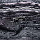 PRADA Handtasche Leder Schwarz Silber Auth yk20414SAM-20