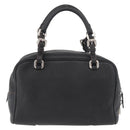 PRADA Handtasche Leder Schwarz Silber Auth yk20414SAM-2