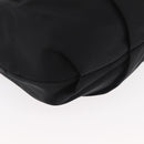 PRADA Shoulder Bag Nylon Black Gold Auth yk20420SAM-10