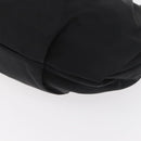 PRADA Shoulder Bag Nylon Black Gold Auth yk20420SAM-11