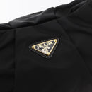 PRADA Shoulder Bag Nylon Black Gold Auth yk20420SAM-14