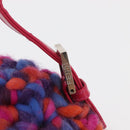 FENDI Mamma Baguette Schoudertas Wol Veelkleurig Auth yk20424SM-19